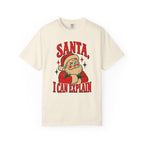 Santa, I Can Explain T-Shirt – Ivory