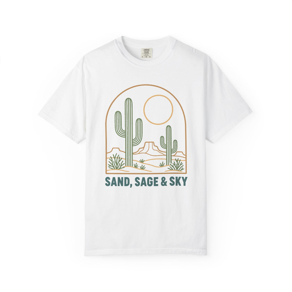 Sand, Sage & Sky T-Shirt – White
