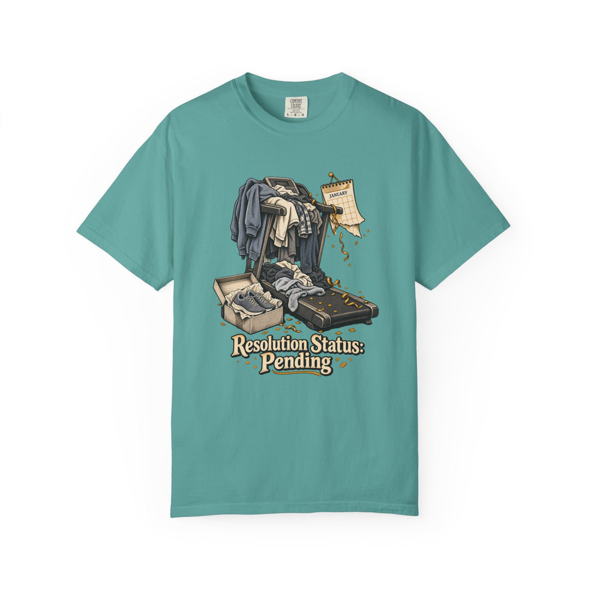 Resolution Status: Pending T-Shirt – Seafoam