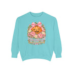 Bows, Blooms & Jack-o'-Lanterns Sweatshirt – Chalky Mint