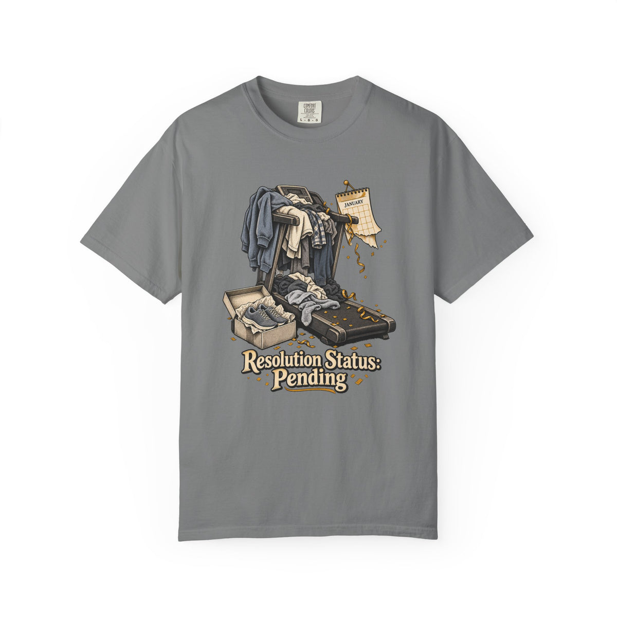 Resolution Status: Pending T-Shirt – Grey