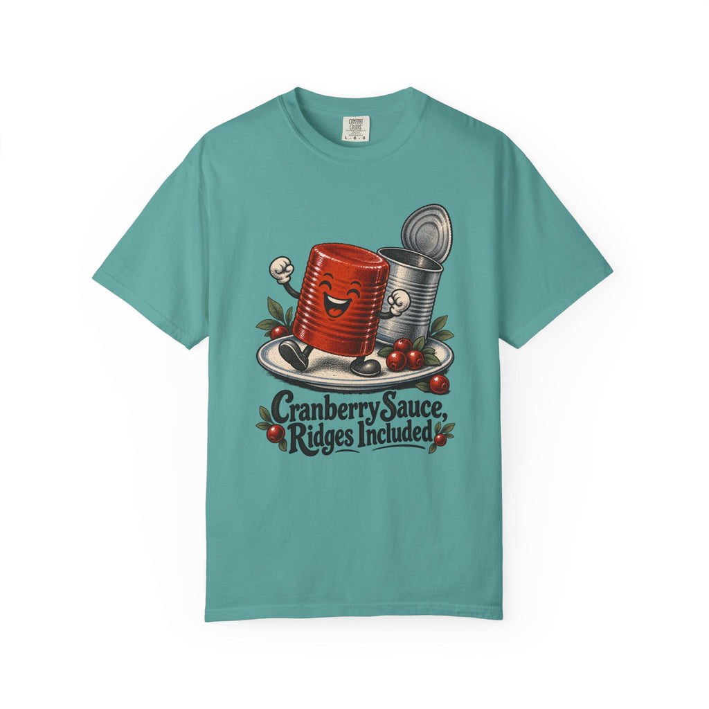Cranberry Sauce, Ridges Included T-Shirt – Seafoam