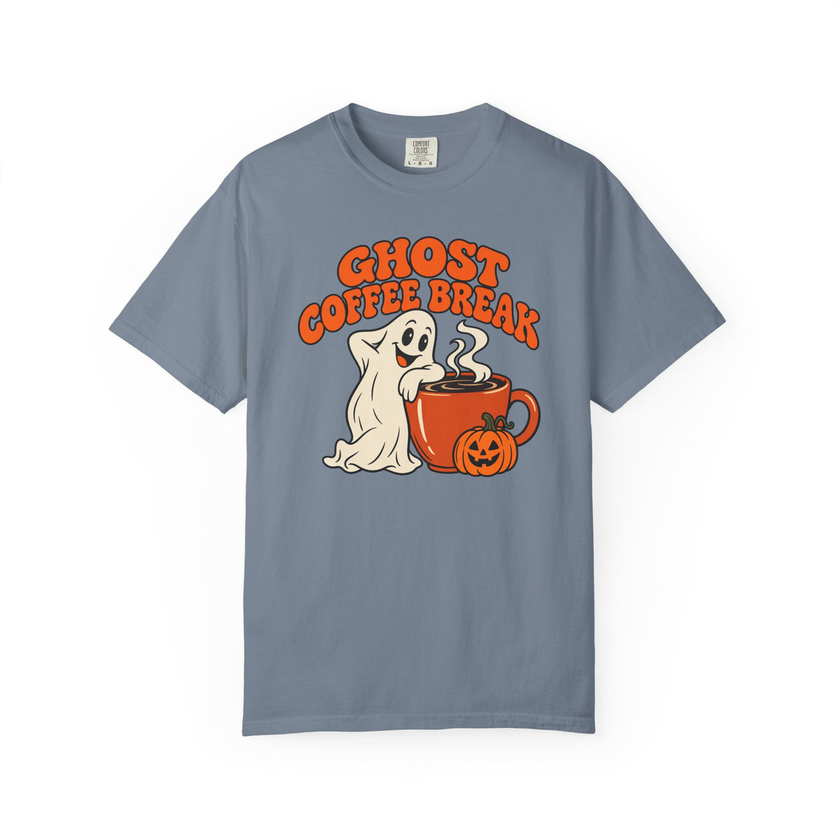 Ghost Coffee Break T-Shirt – Blue Jean