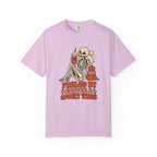 Fueled by Coffee & Spooky Vibes T-Shirt – Orchid