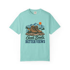 Good Boots, Better Views T-Shirt – Chalky Mint
