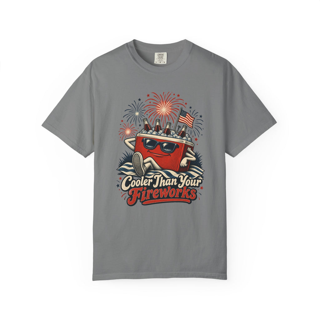 Cooler Than Your Fireworks T-Shirt – Grey