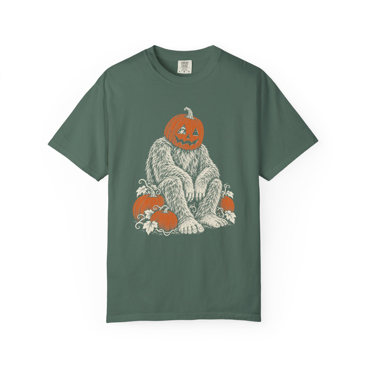 Bigfoot Pumpkin Head T-Shirt