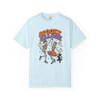 Spooky Season Dancing Skeletons T-Shirt – Chambray