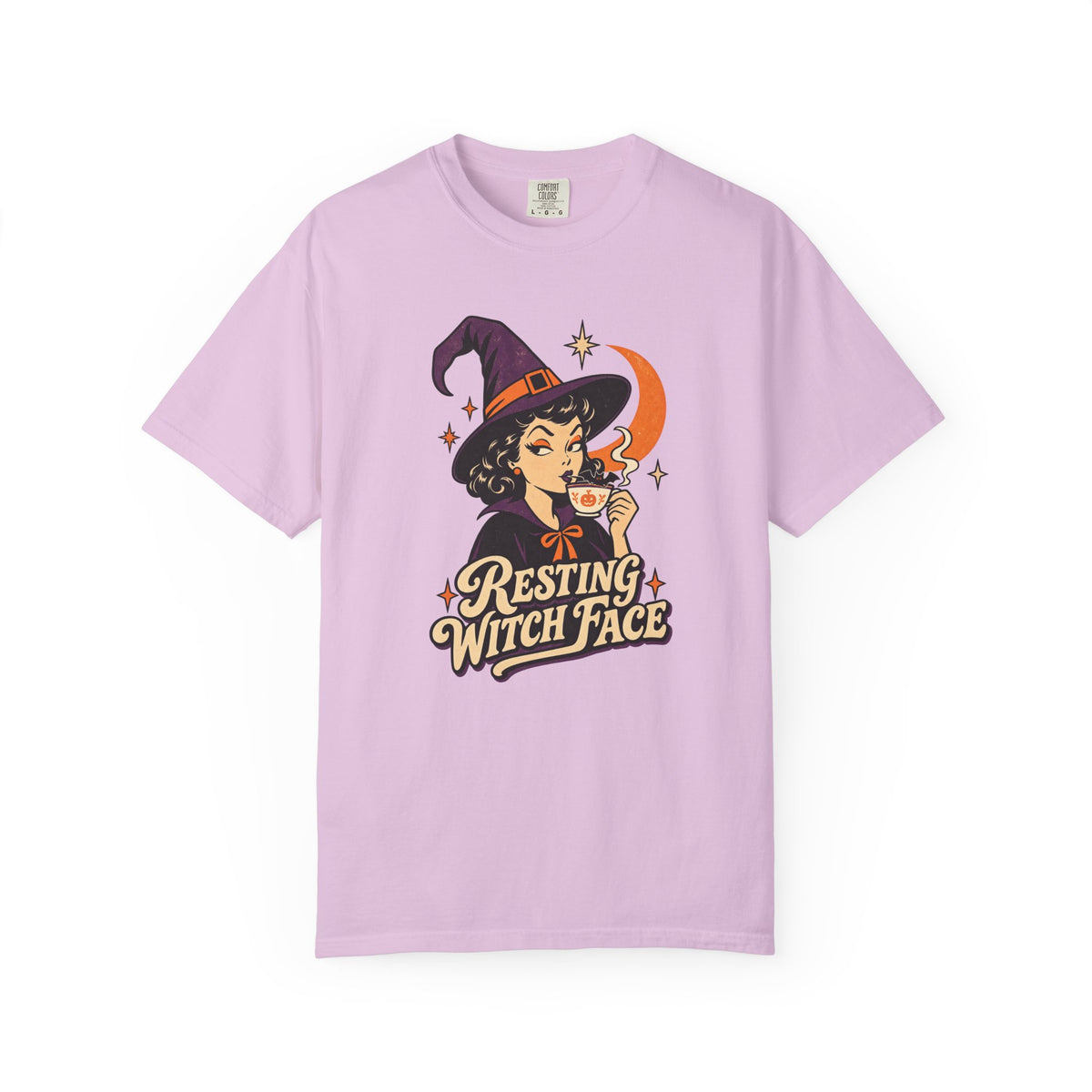 Resting Witch Face T-Shirt – Orchid