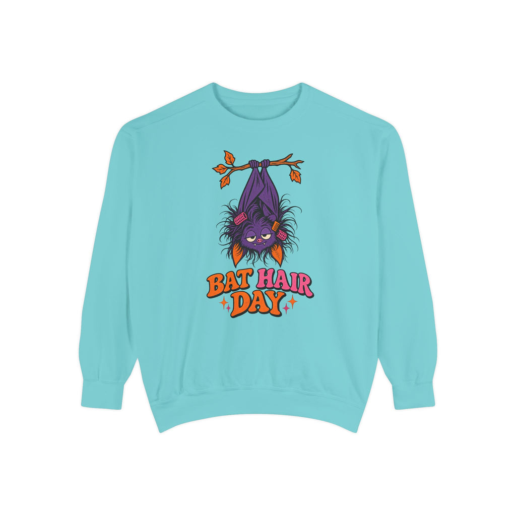 Bat Hair Day Sweatshirt – Chalky Mint