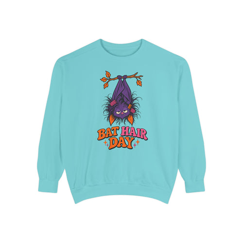 Bat Hair Day Sweatshirt – Chalky Mint