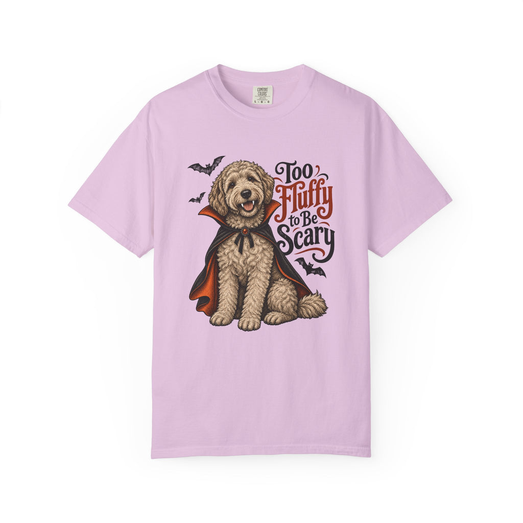 Too Fluffy to Be Scary T-Shirt – Orchid