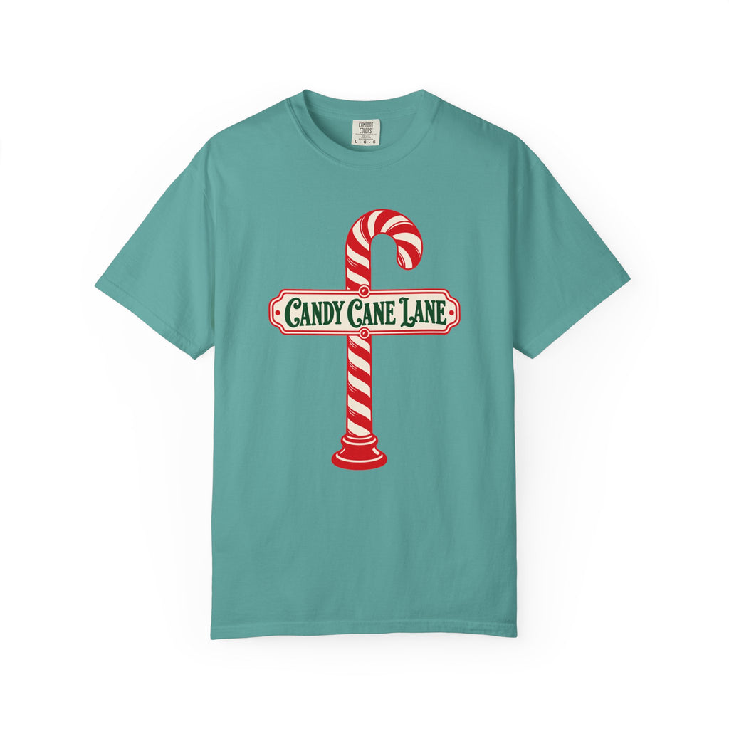 Candy Cane Lane T-Shirt – Seafoam