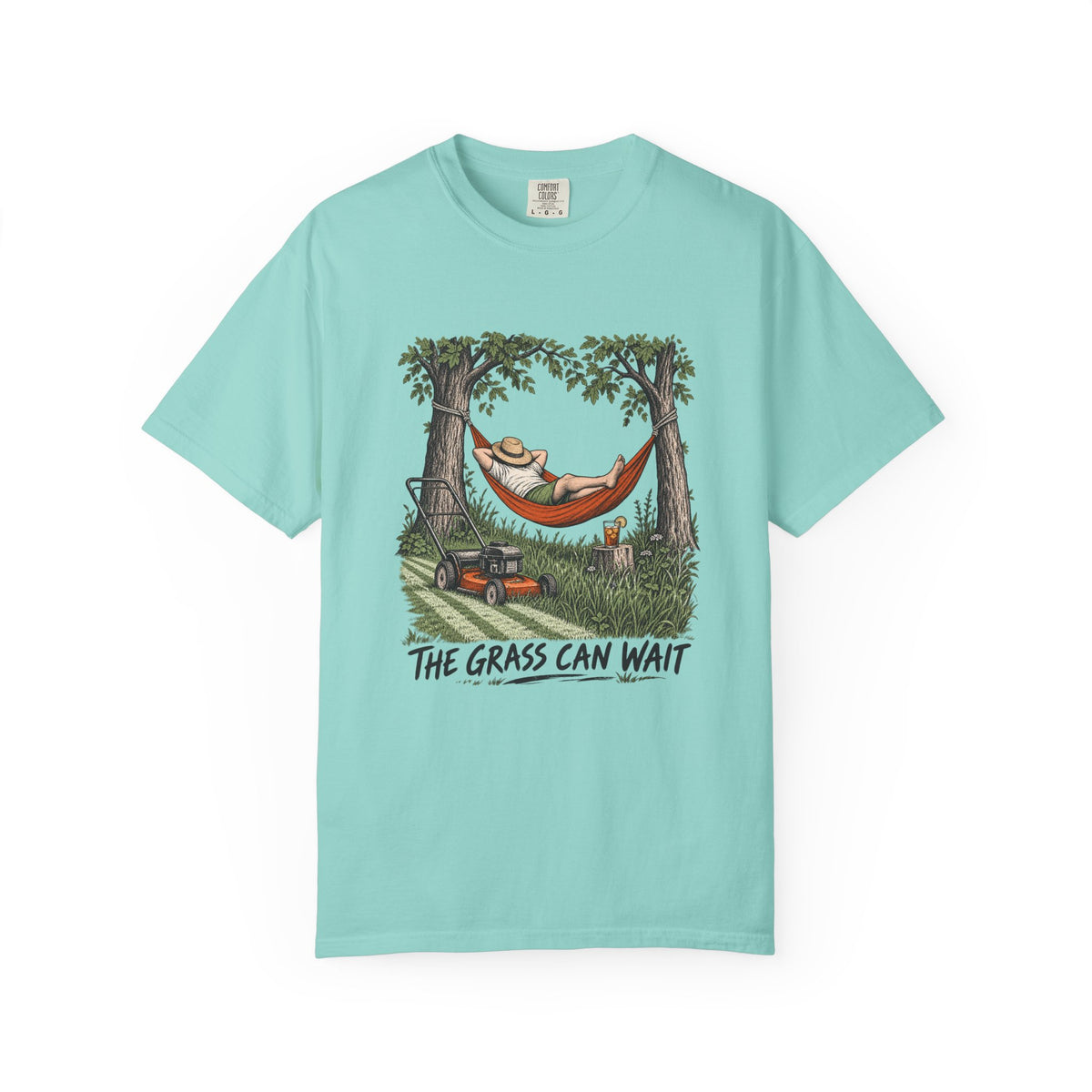 The Grass Can Wait T-Shirt – Chalky Mint