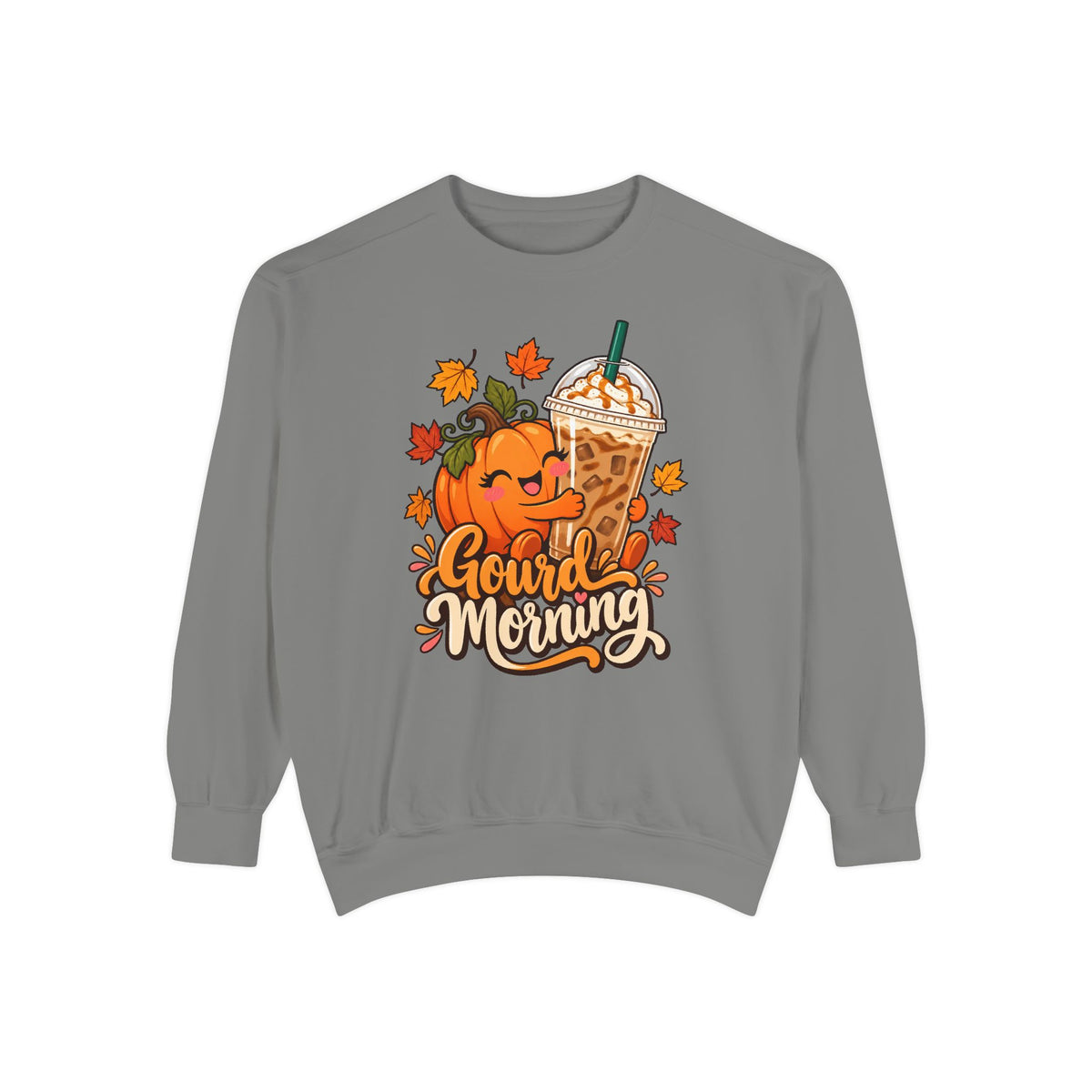 Gourd Morning Sweatshirt – Grey