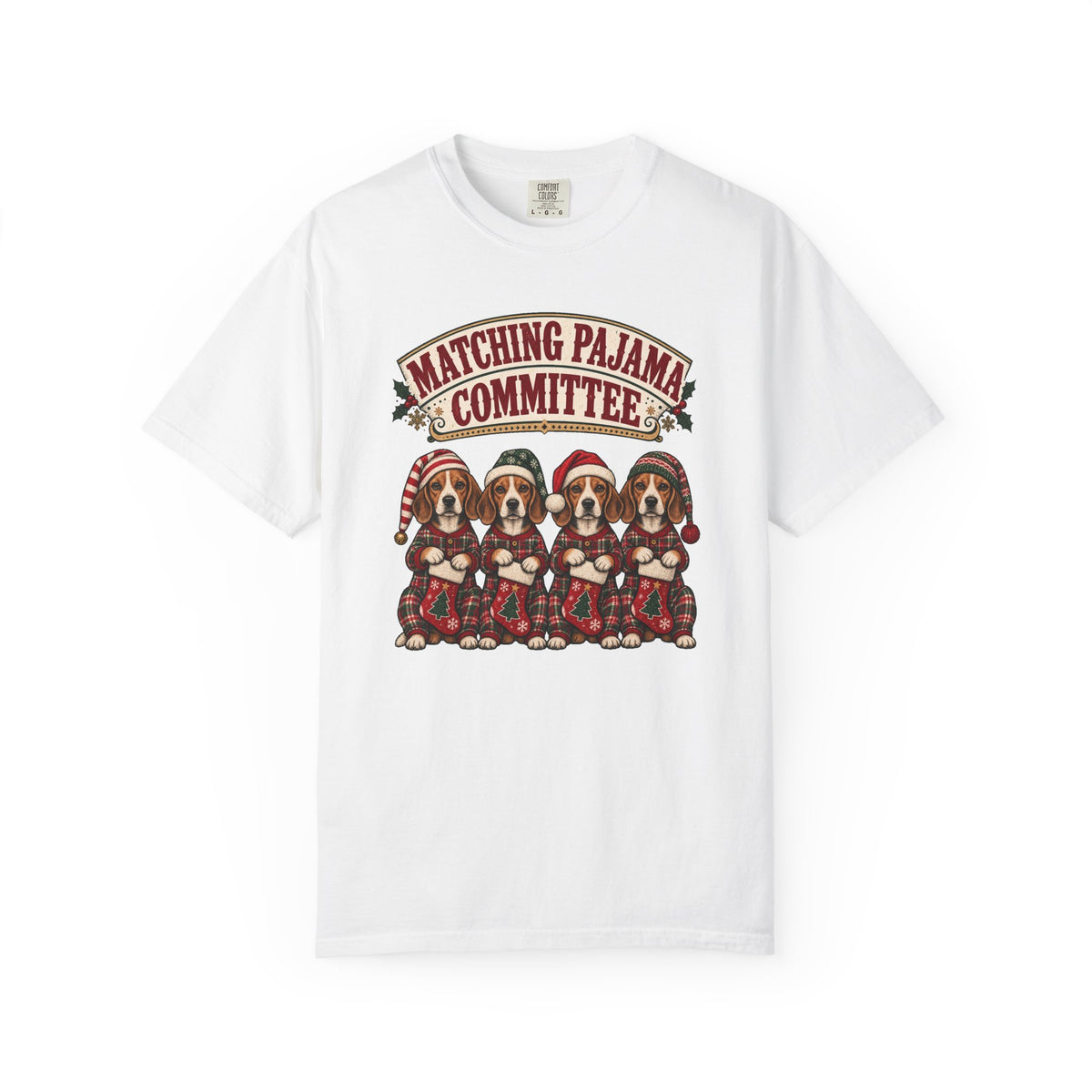 Matching Pajama Committee T-Shirt – White