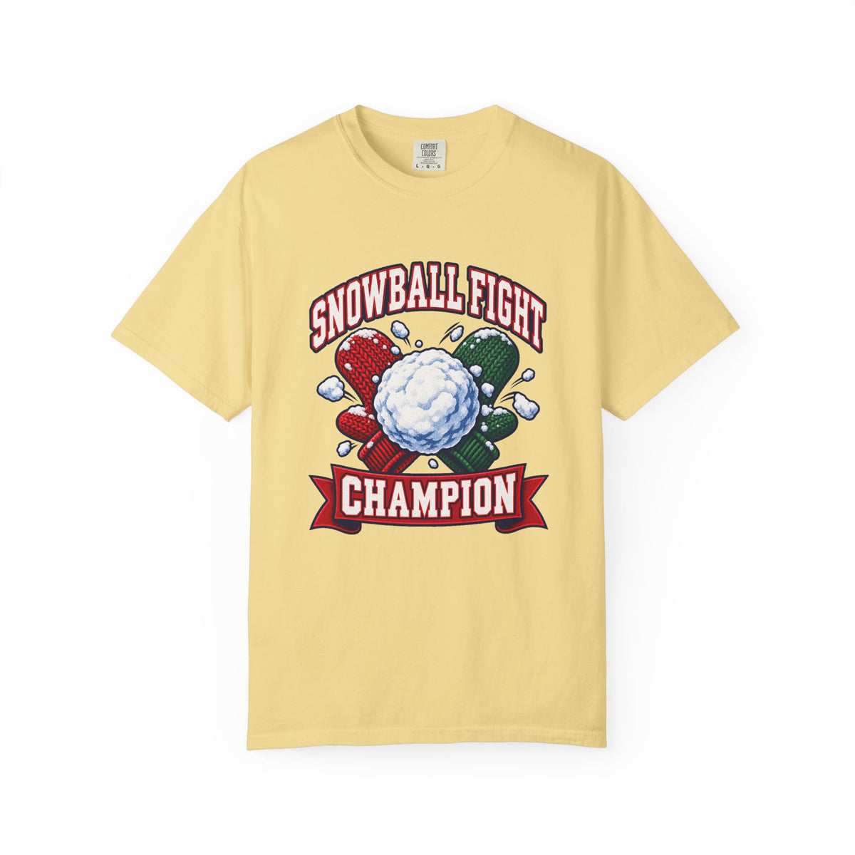 Snowball Fight Champion T-Shirt – Butter