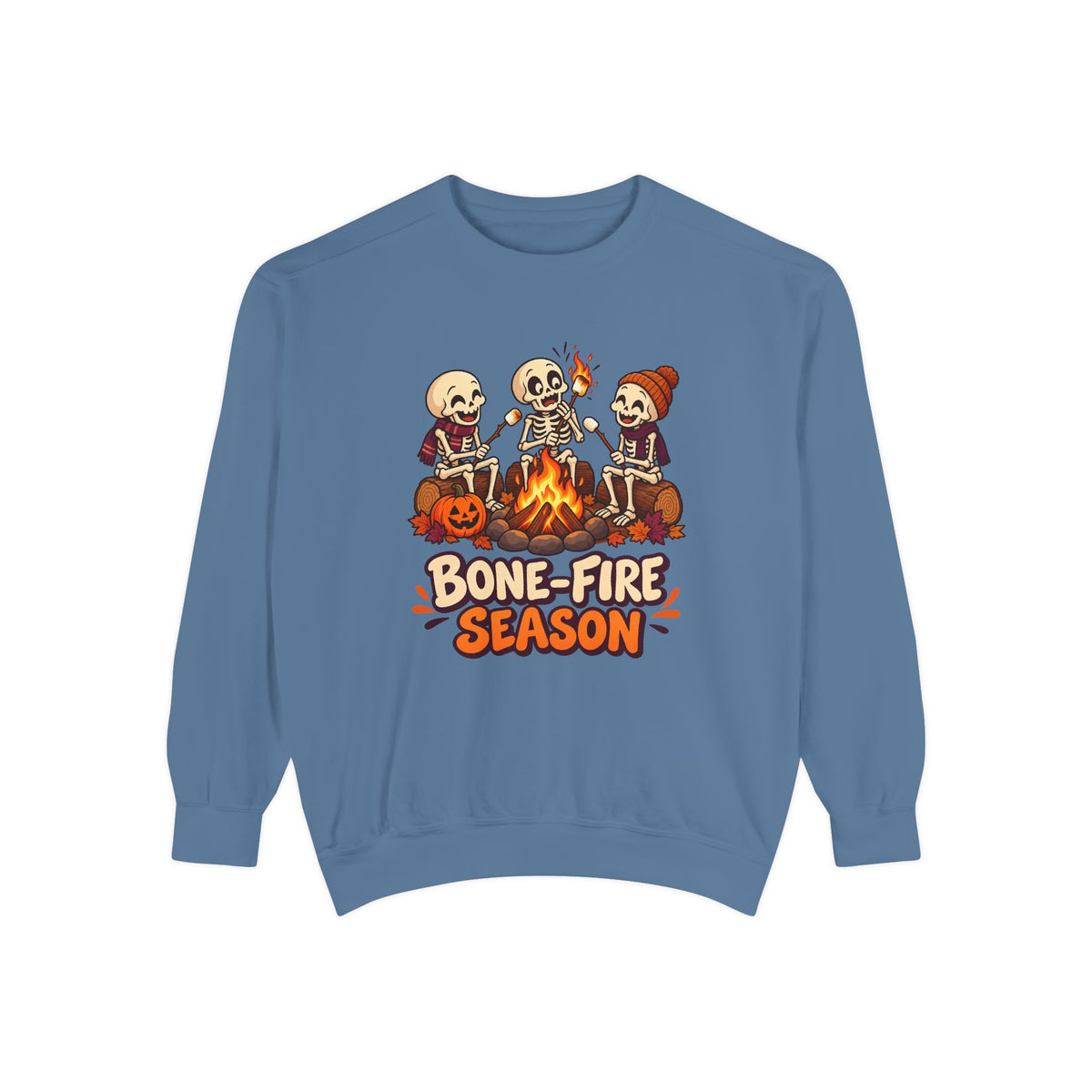 Bone-Fire Season Sweatshirt – Blue Jean