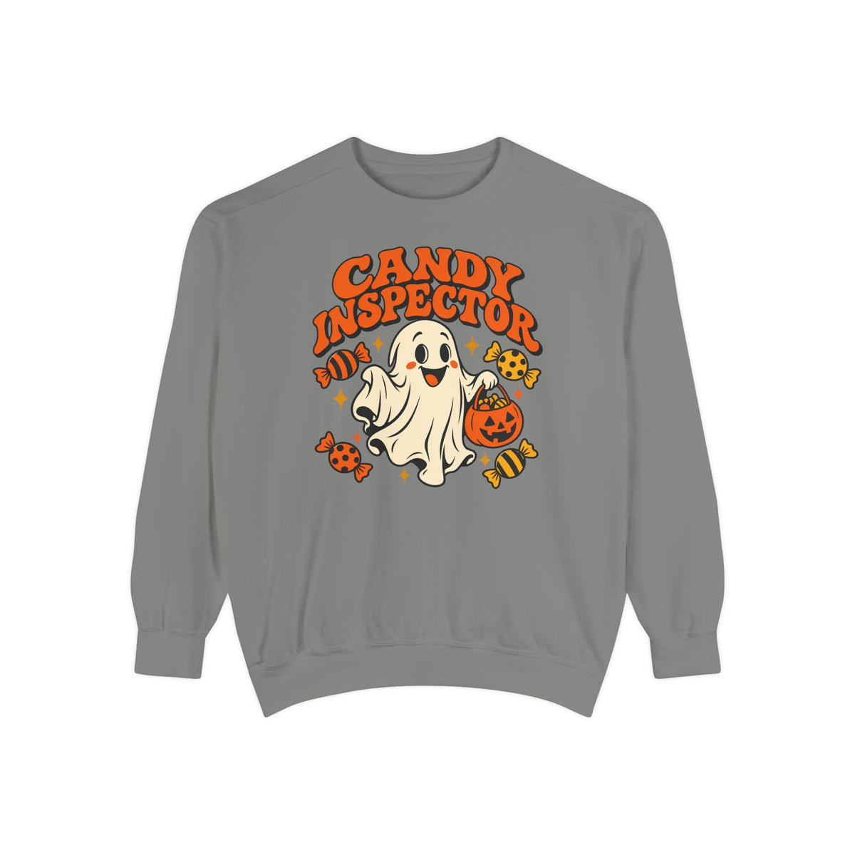 Candy Inspector Sweatshirt – Grey
