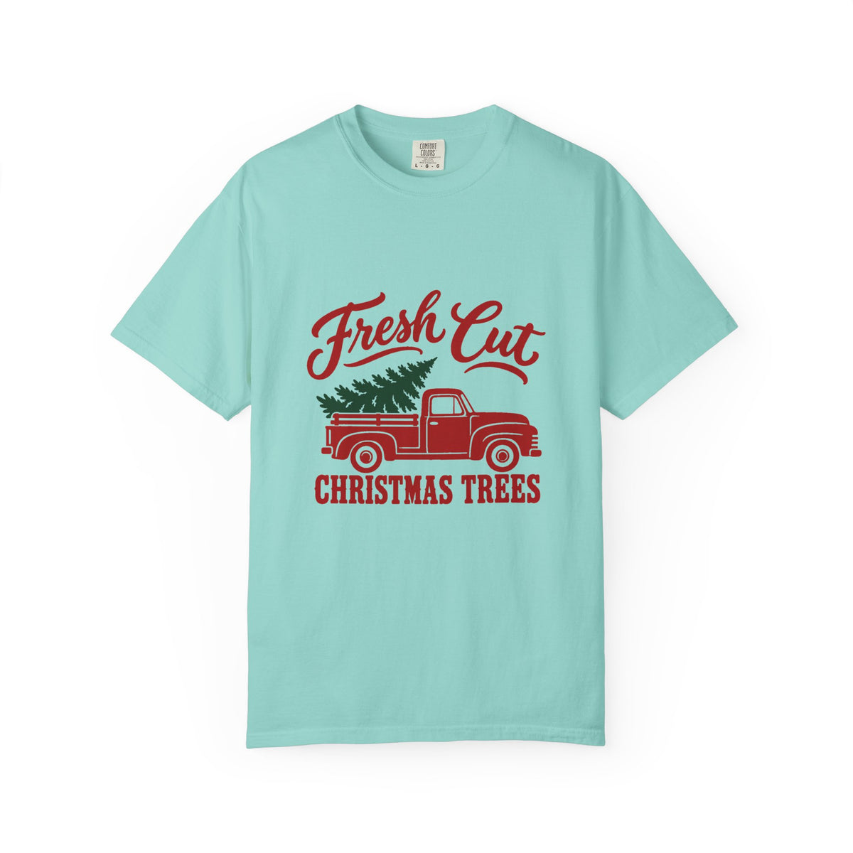 Fresh Cut Christmas Trees T-Shirt – Chalky Mint