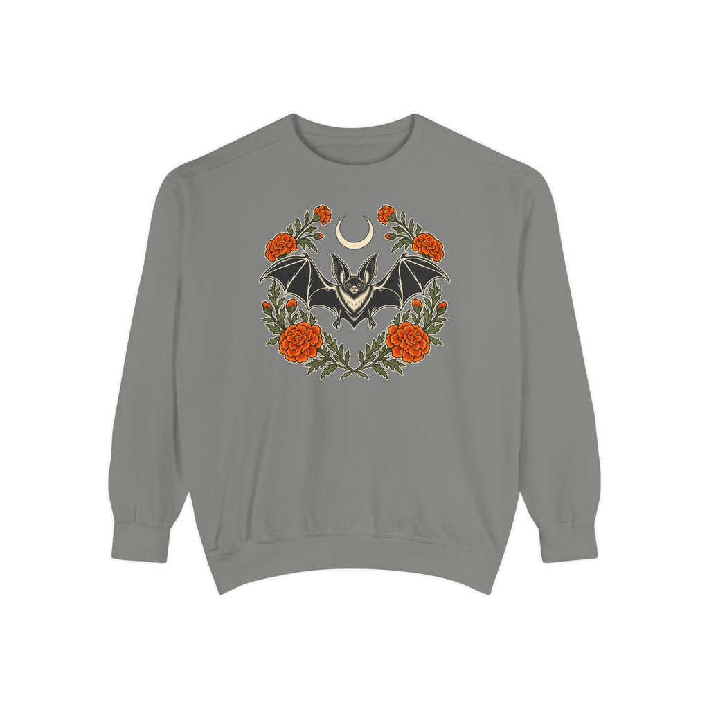 Botanical Bat Sweatshirt – Grey