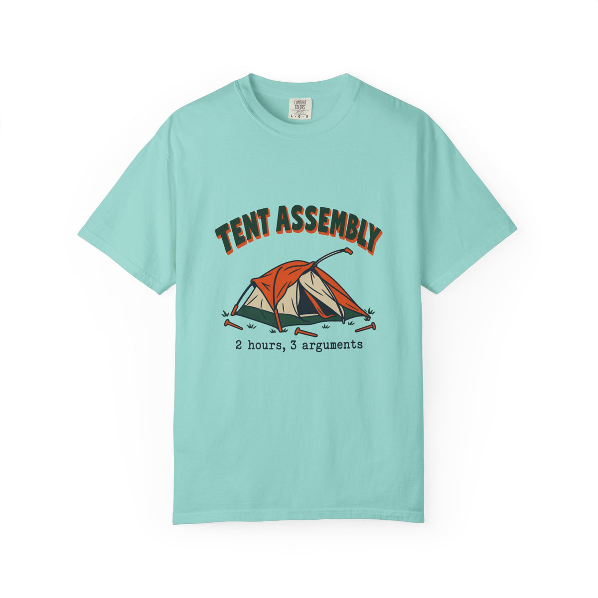 Tent Assembly T-Shirt – Chalky Mint