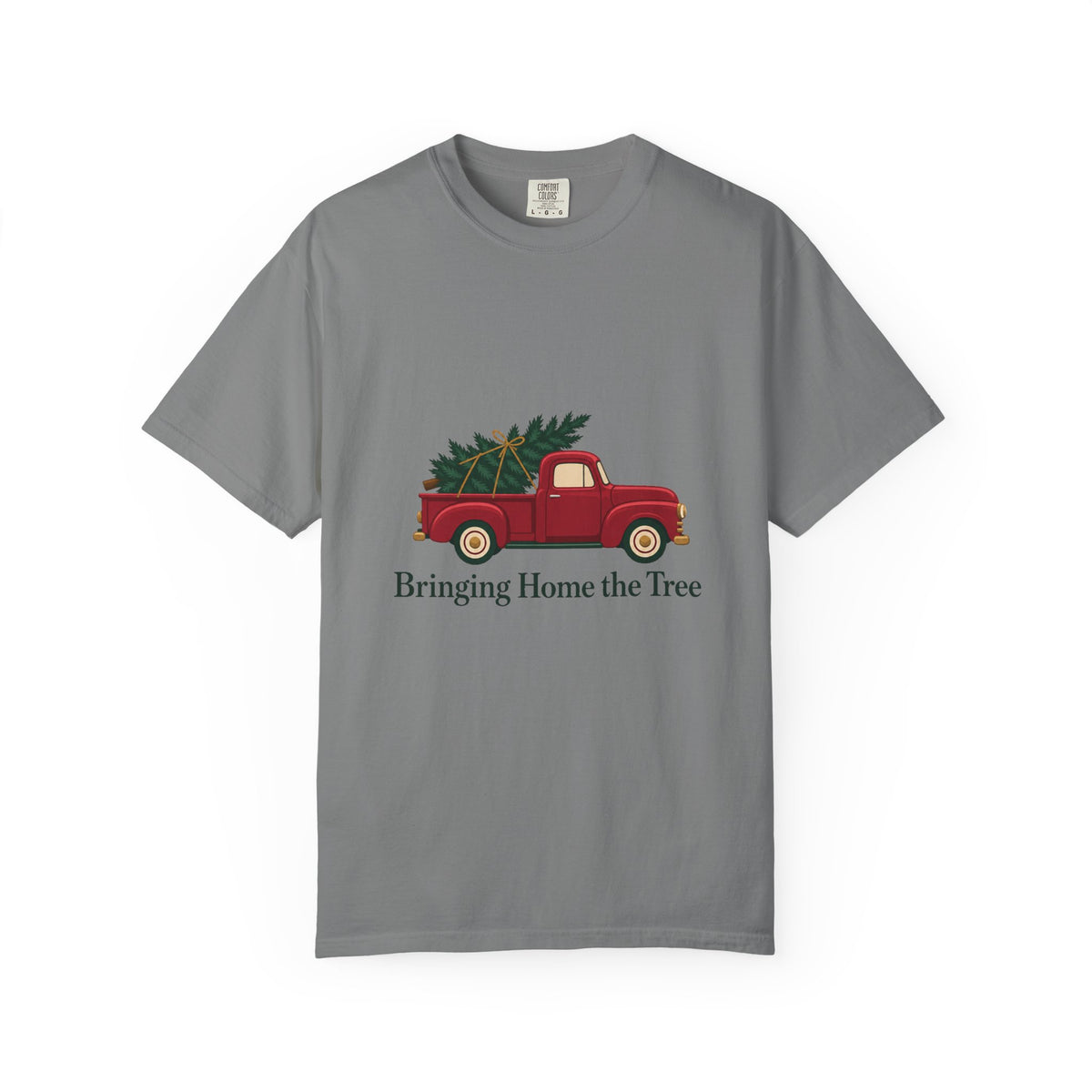 Bringing Home the Tree T-Shirt – Grey