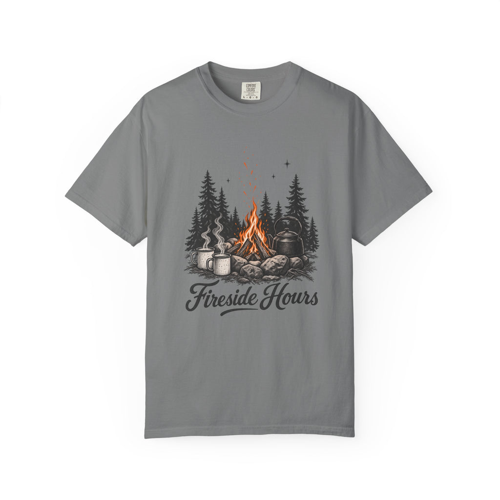 Fireside Hours T-Shirt – Grey