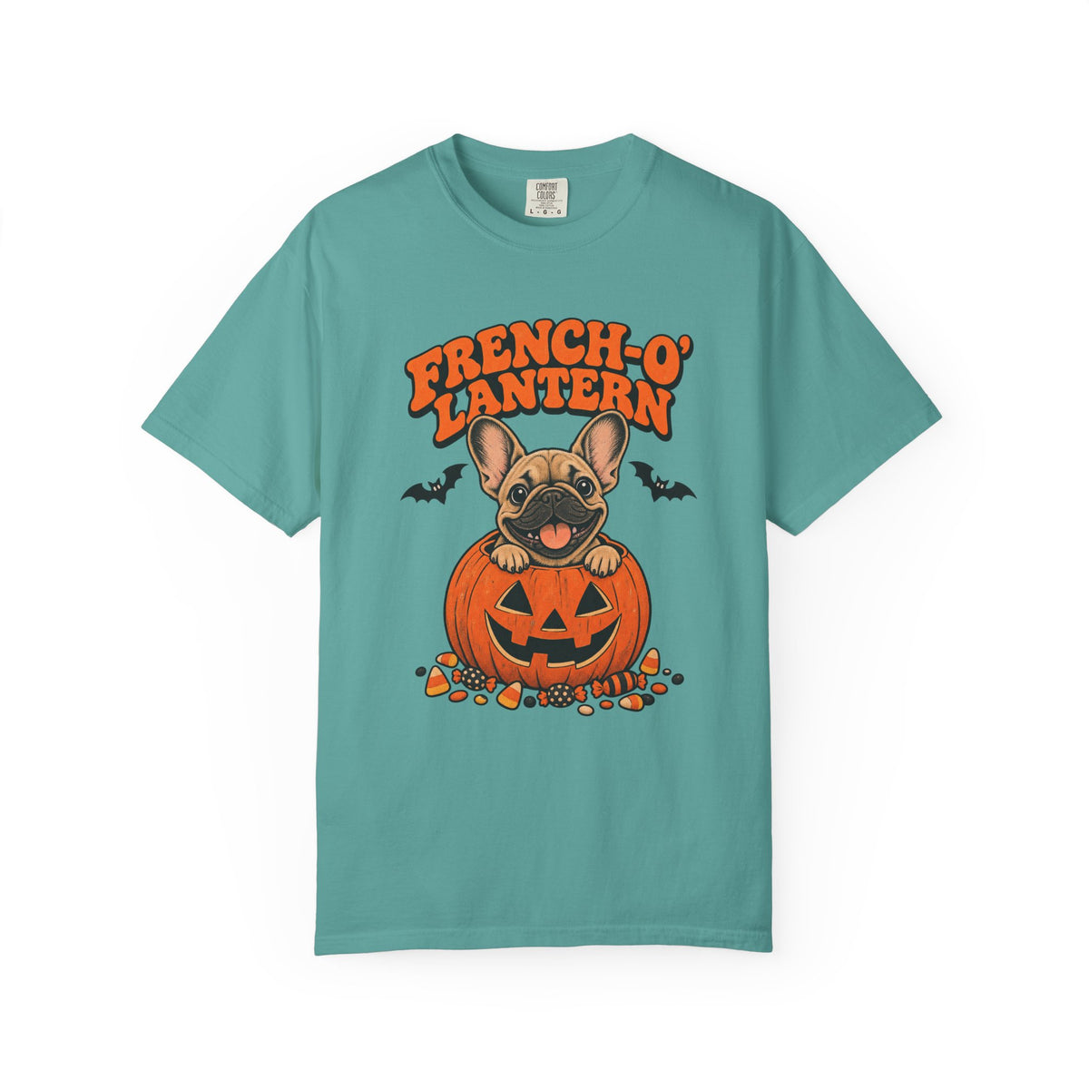 French O Lantern T-Shirt – Seafoam