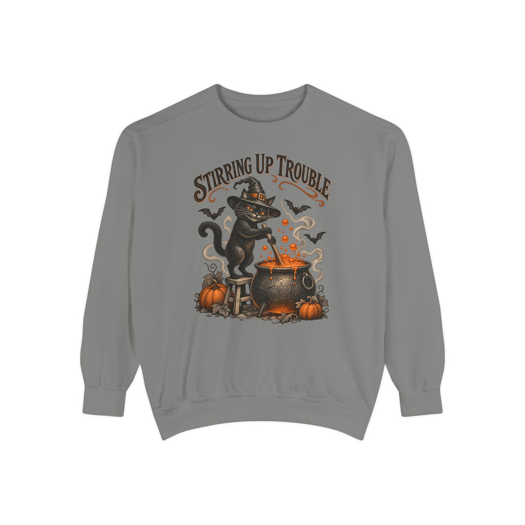 Stirring Up Trouble Sweatshirt – Grey