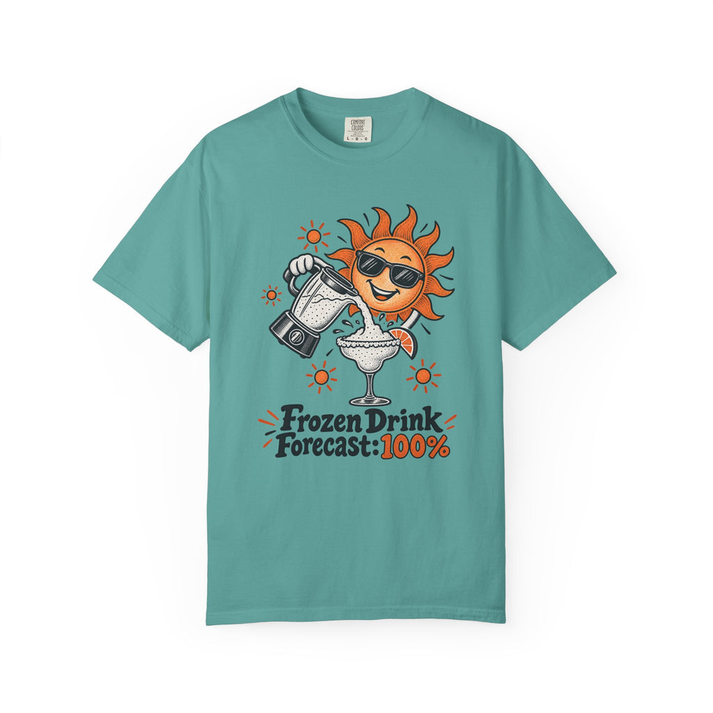 Frozen Drink Forecast: 100% T-Shirt – Seafoam
