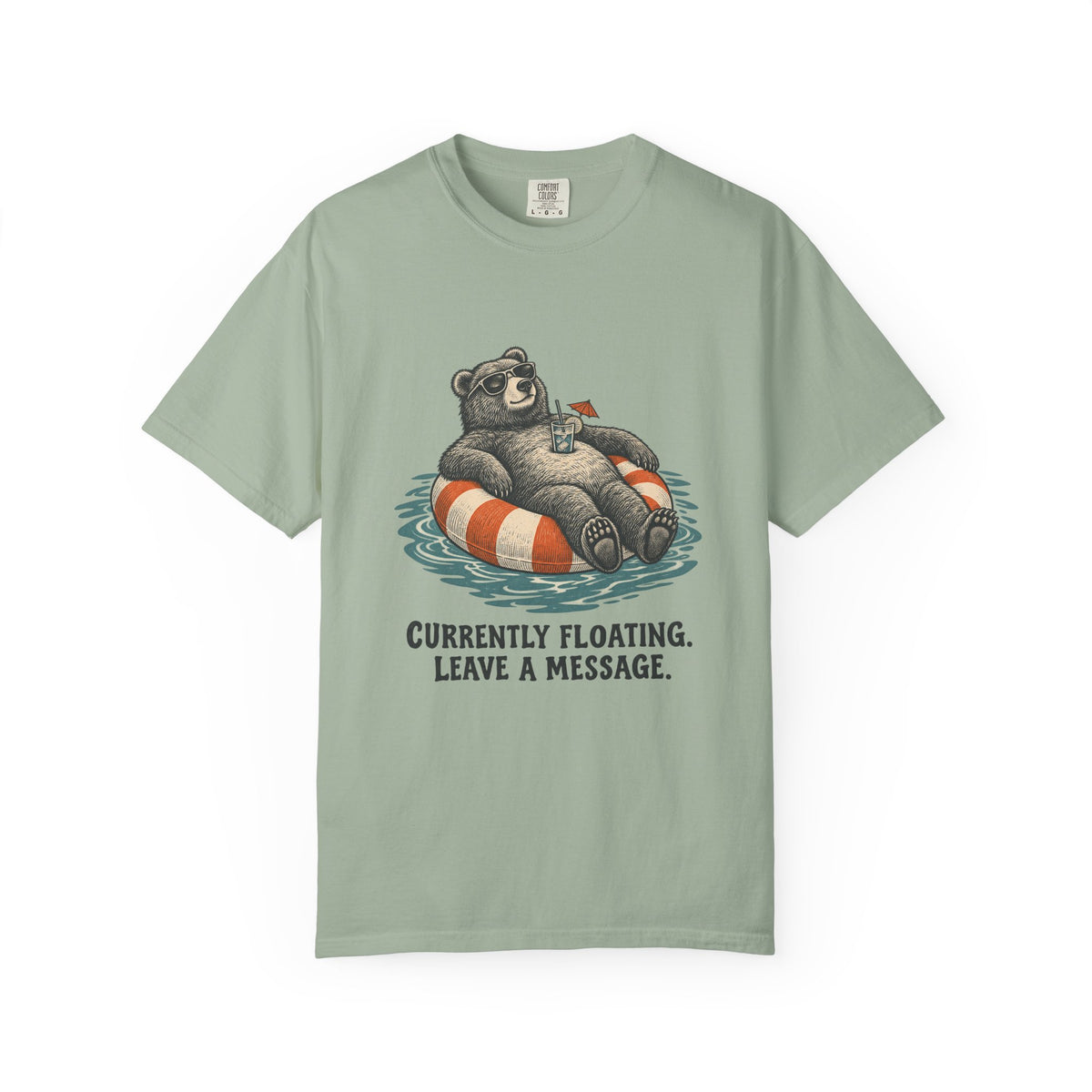 Currently Floating. Leave a Message. T-Shirt – Bay