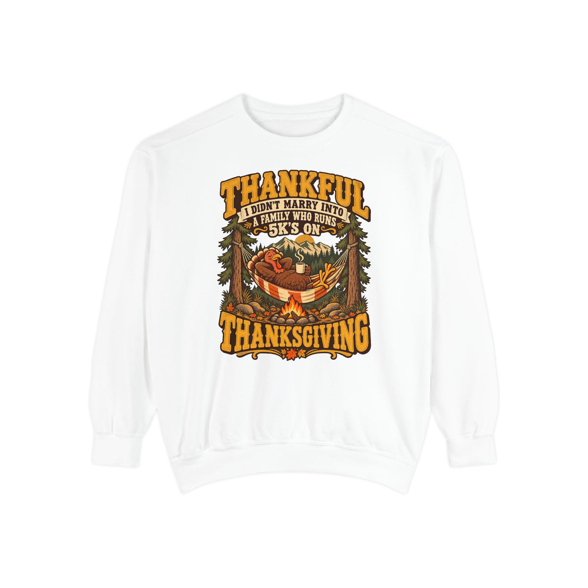 Not a 5K Family Turkey Hammock Sweatshirt