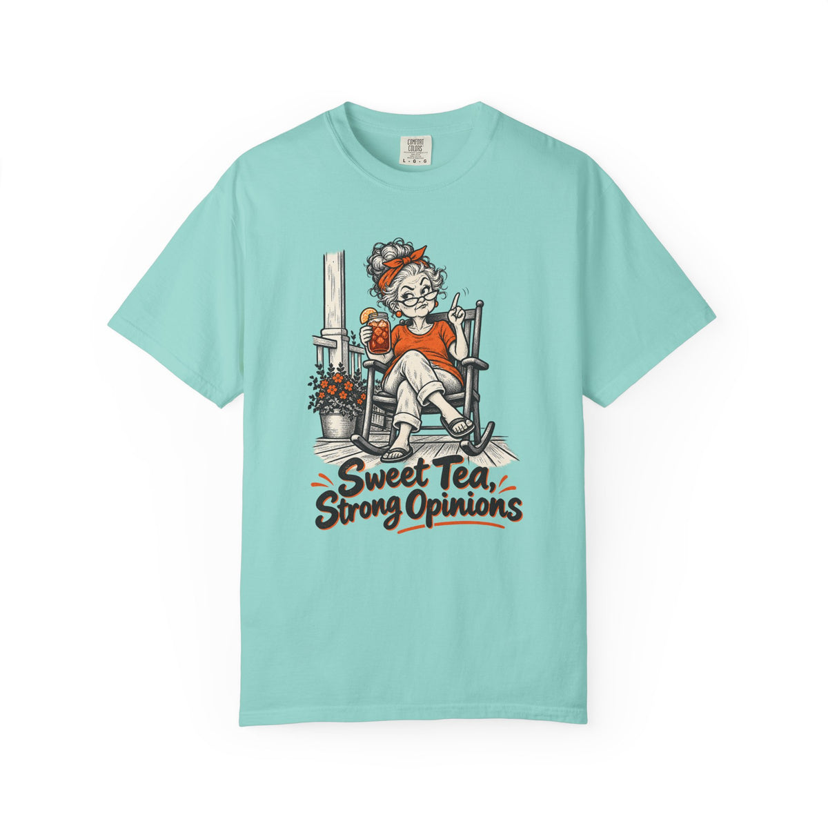 Sweet Tea, Strong Opinions T-Shirt – Chalky Mint