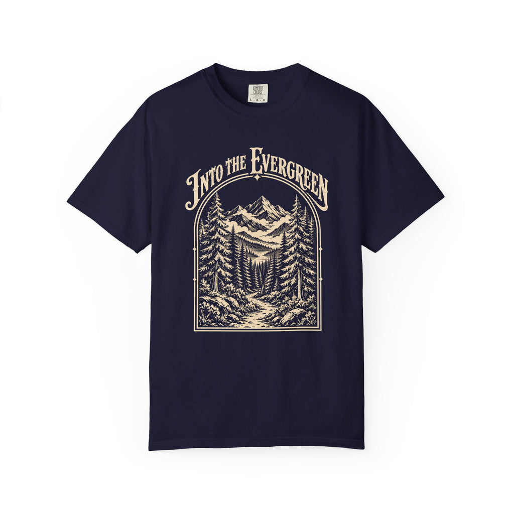 Into the Evergreen T-Shirt – True Navy