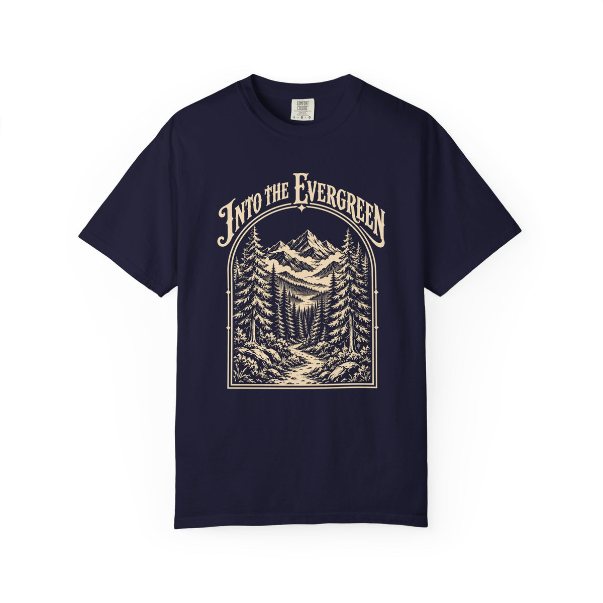 Into the Evergreen T-Shirt – True Navy