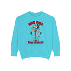 Wine Goes Right Through Me Sweatshirt – front view