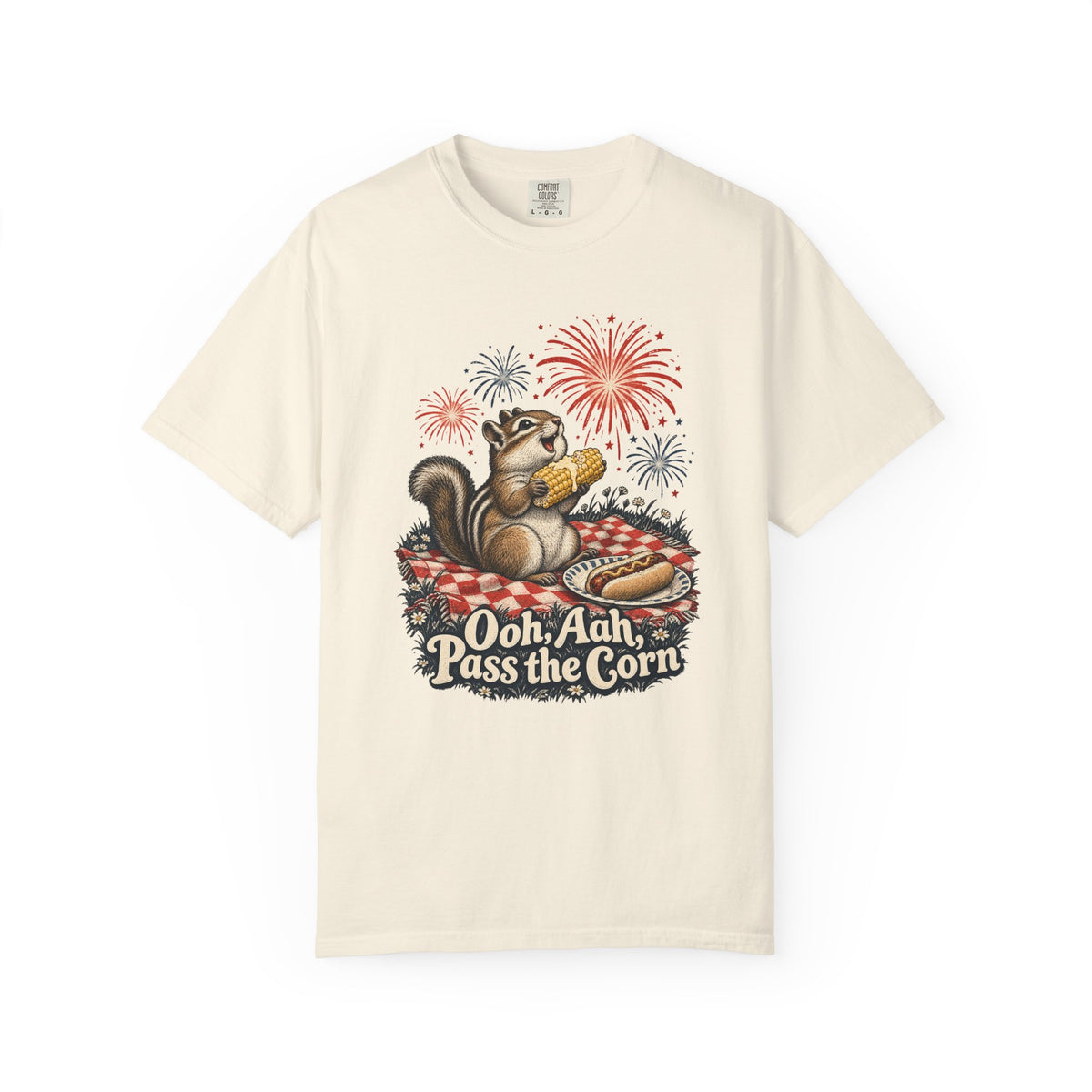 Ooh, Aah, Pass the Corn T-Shirt – Ivory