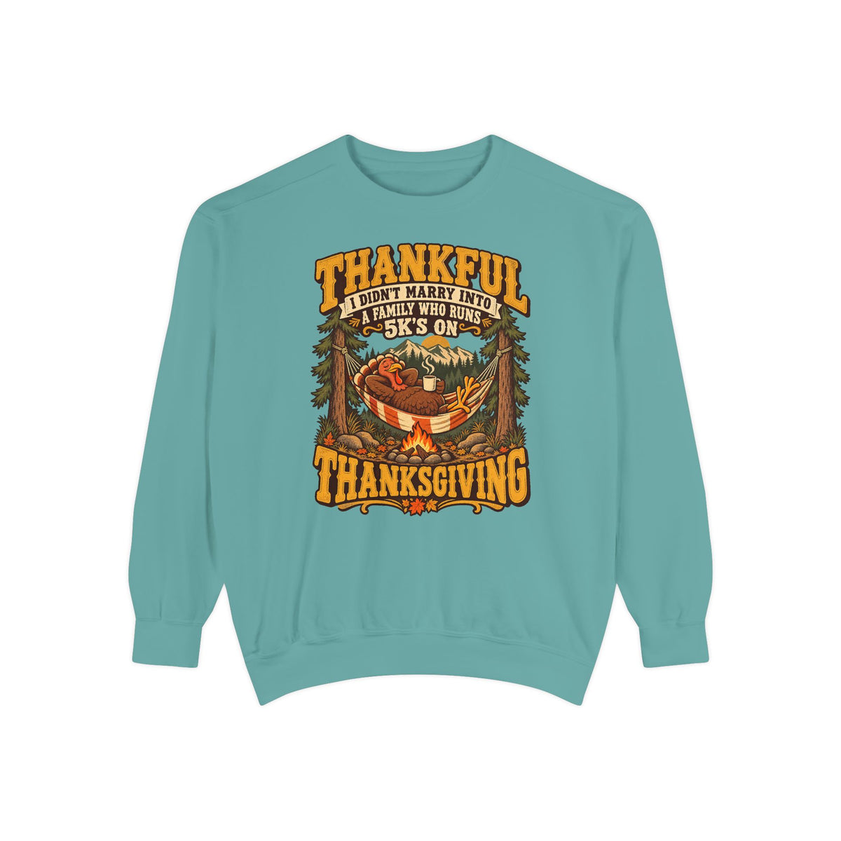 Not a 5K Family Turkey Hammock Sweatshirt