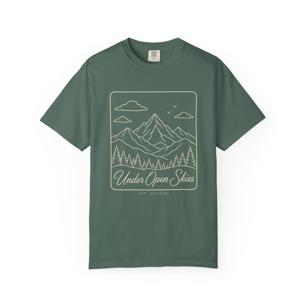 Under Open Skies T-Shirt – Blue Spruce