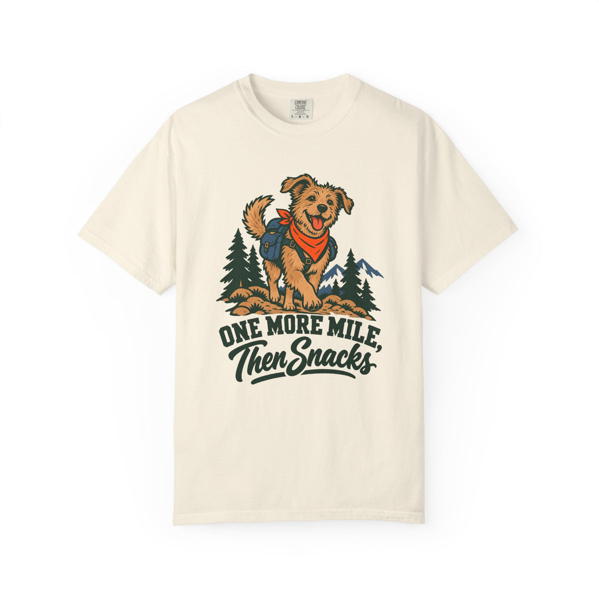 One More Mile, Then Snacks T-Shirt – Ivory