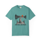 Good Dogs, Long Walks T-Shirt – Seafoam