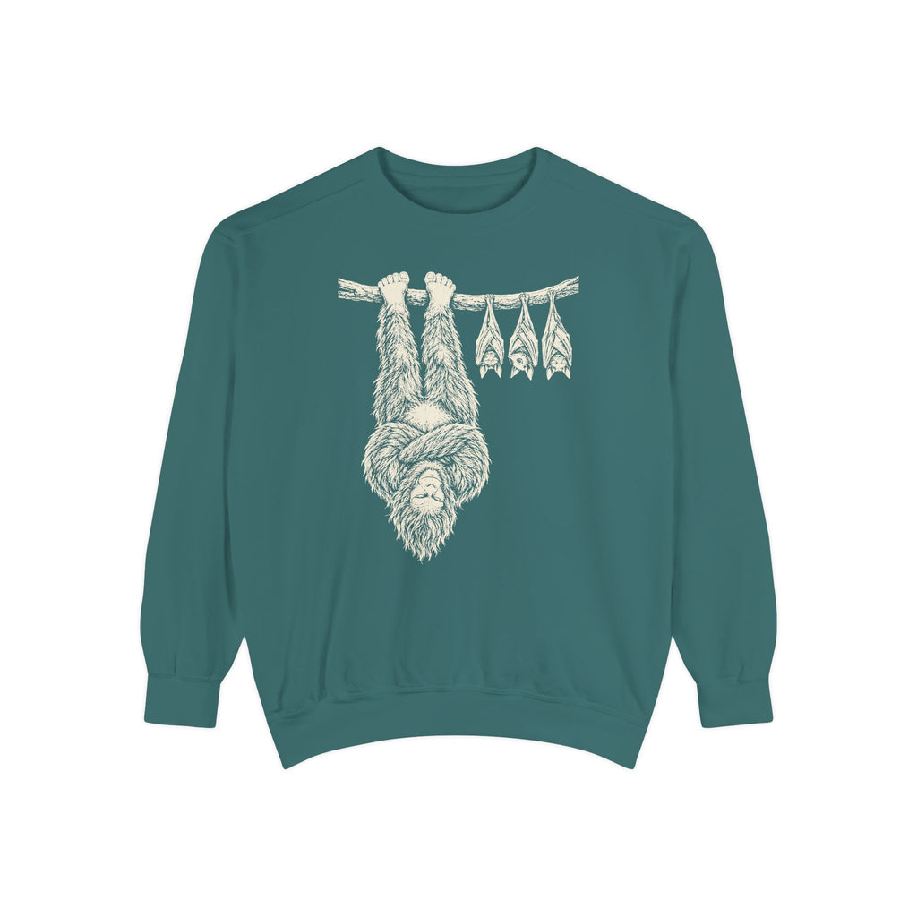 Bigfoot Hanging With Bats Sweatshirt