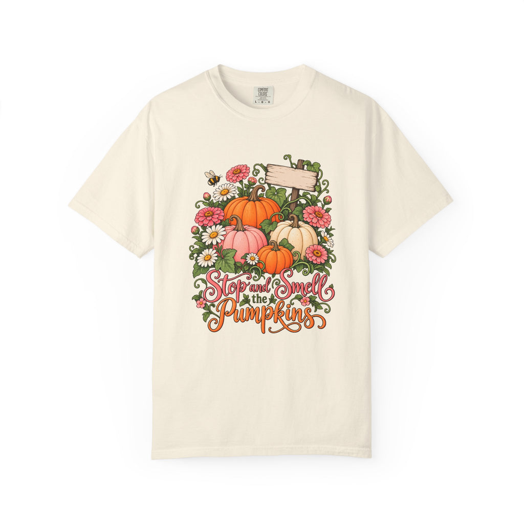 Stop and Smell the Pumpkins T-Shirt – Ivory