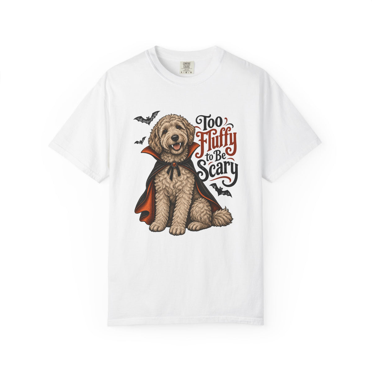Too Fluffy to Be Scary T-Shirt – White