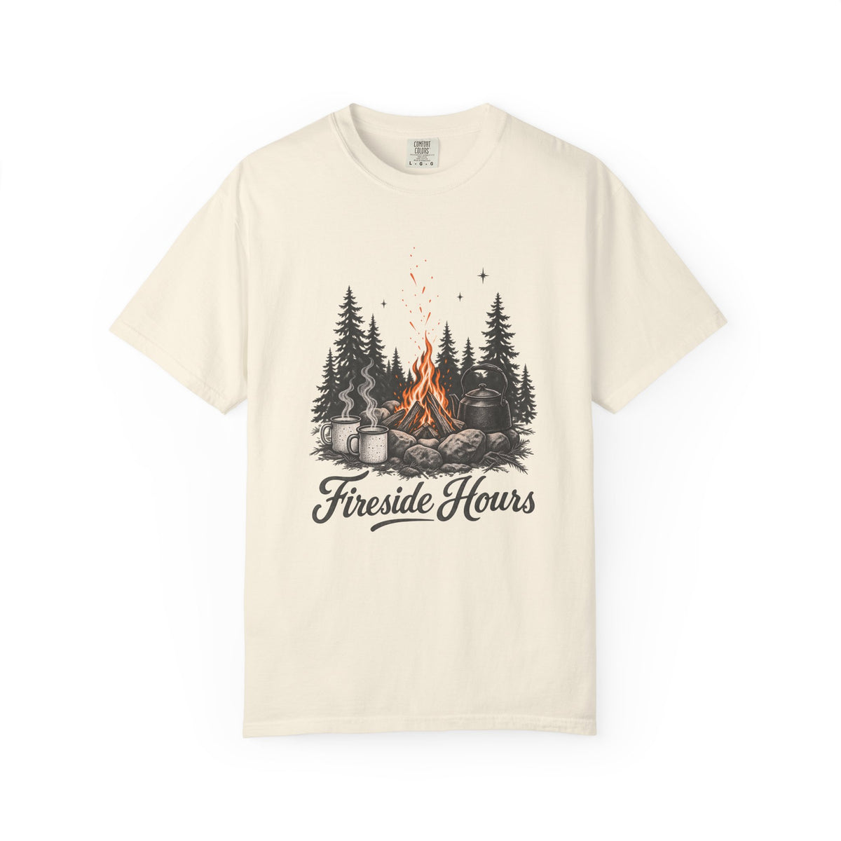 Fireside Hours T-Shirt – Ivory