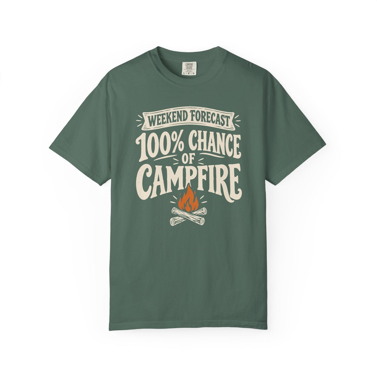 Weekend Forecast: 100% Chance of Campfire T-Shirt