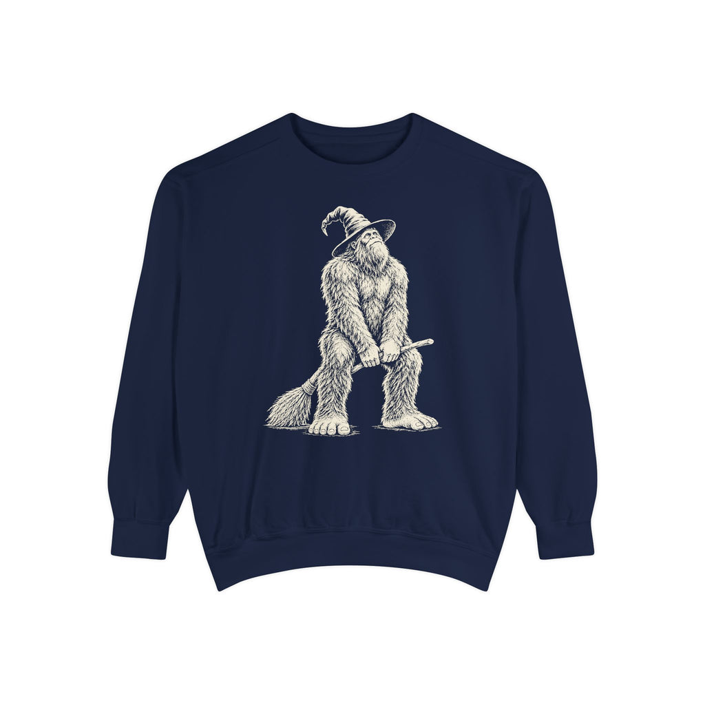 Bigfoot Witch Broom Sweatshirt