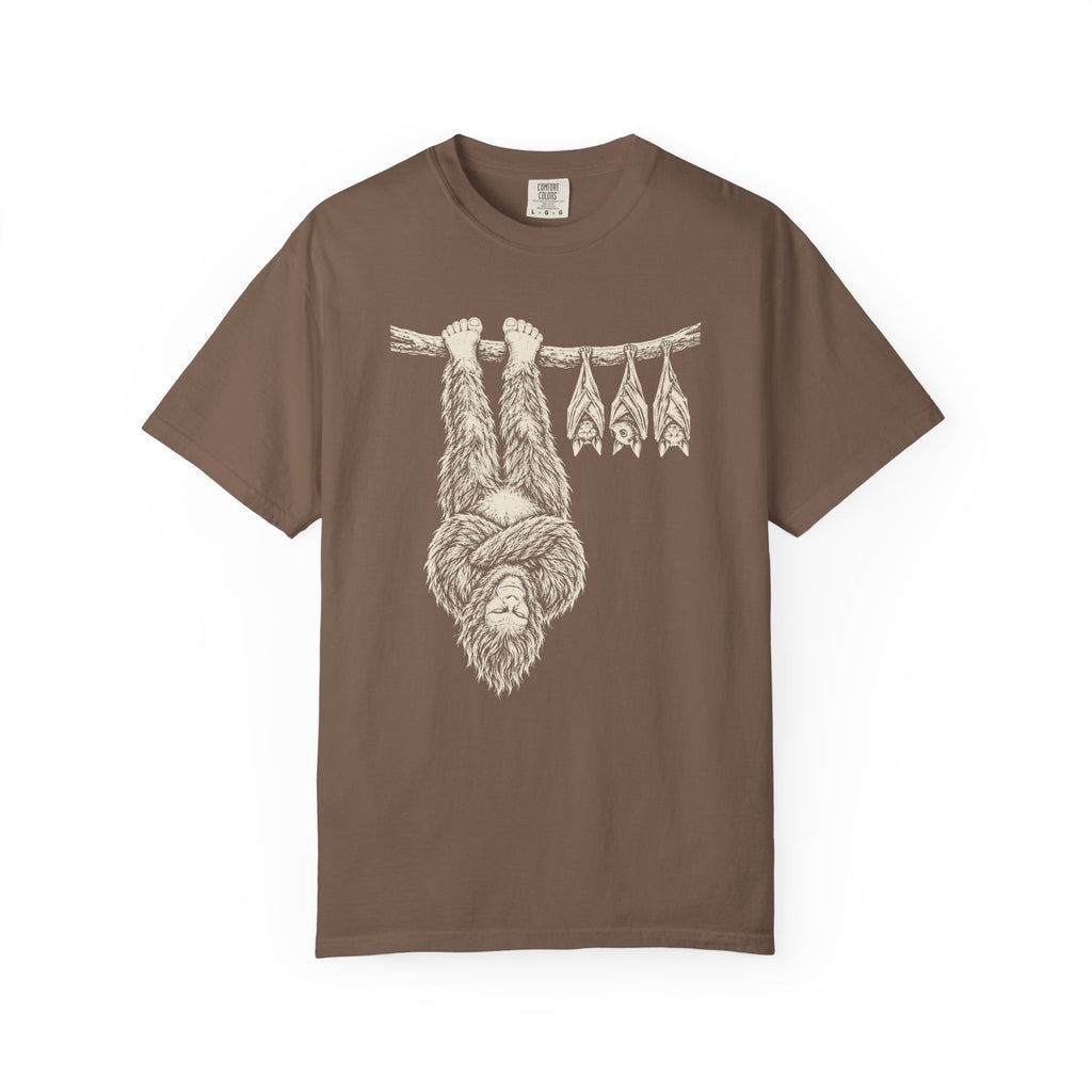 Bigfoot Hanging With Bats T-Shirt