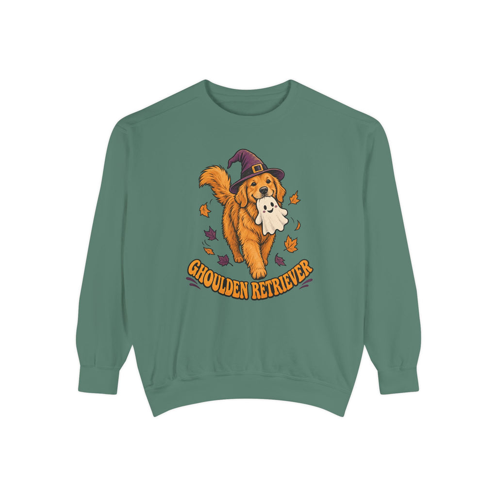 Ghoulden Retriever Sweatshirt – Light Green